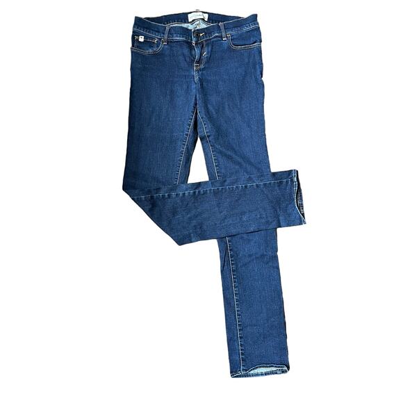 Abercrombie Kids Girl's 16 a&f  Skinny Dark Wash Stretch Jeans - Picture 1 of 7